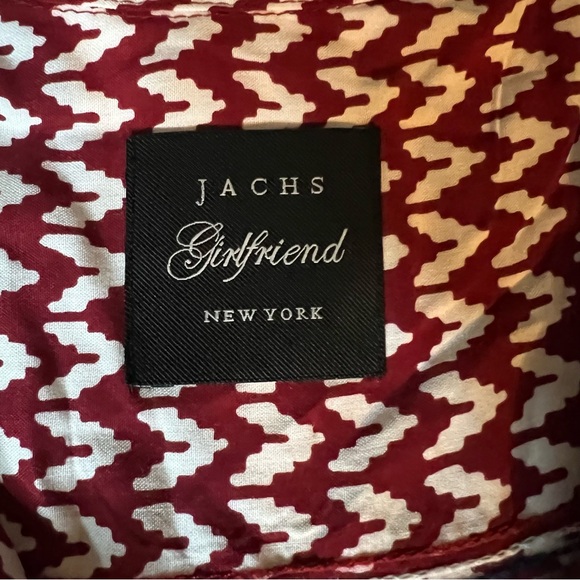 Jachs Girlfriend women’s short sleeve burgundy blouse - Picture 3 of 5